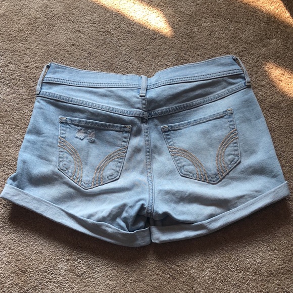 Light Wash Jean Shorts - Picture 3 of 3